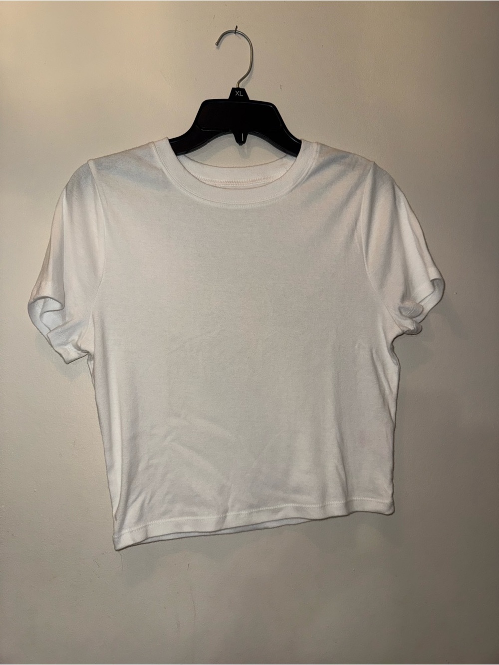 No Boundaries White Crewneck Crop Top